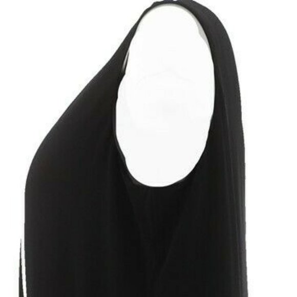 NWT DENNIS BASSO CAVIAR CREPE MAXI DRESS SIZE 18W & 20W - Picture 3 of 15